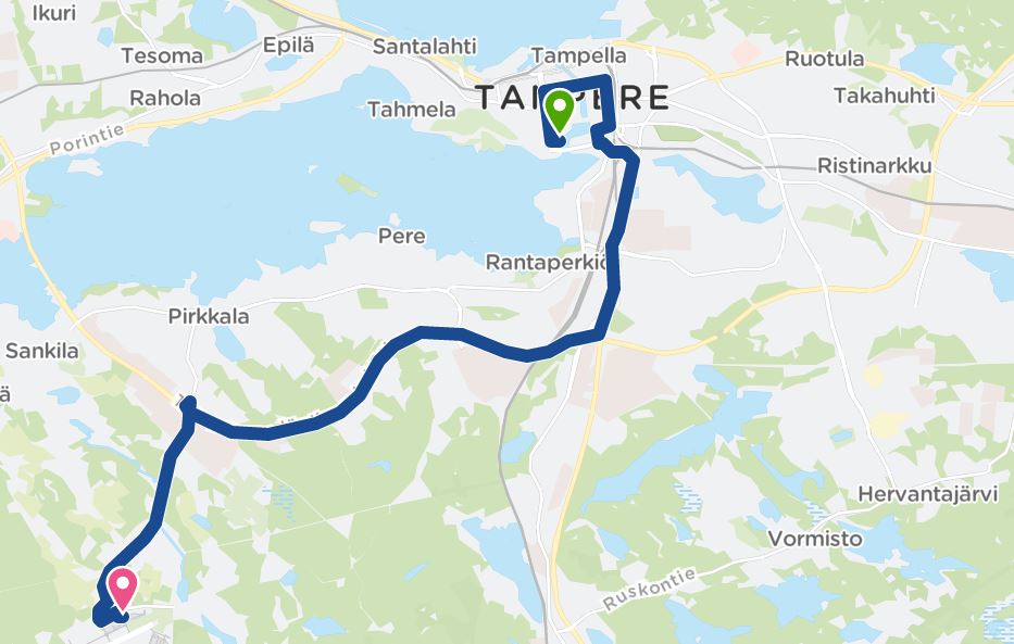 lentokenttäbussi 103 Tampere